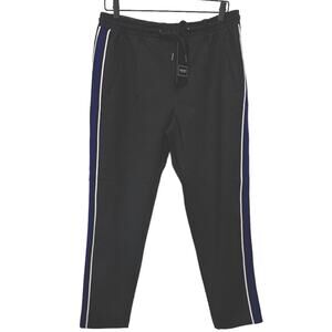 Jack & Jones Vega Jogger Dark Grey Mela Stripe size 33 length says 32 but 26.5‎